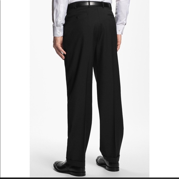 Zanella Pants Black Zanella Mens Pleated Pants Poshmark